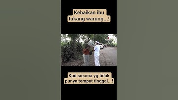kebaikan tukang warung kpd sieuma yg tdk punya rumah #kangdedimulyadi #kdm #bapakaing #inspiration