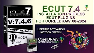 eCut 7.4 Plugin with Installation for CorelDraw x5 - 2025