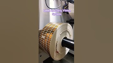 Labels industry with Vision System 😍 #label #labelingmachine #automation #viralreels #shorts