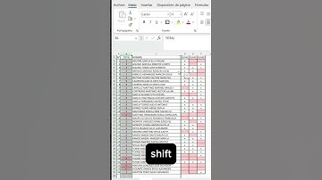 atajo para mover filas y columnas en excel #excel #exceltips #windows #tips #tutorial