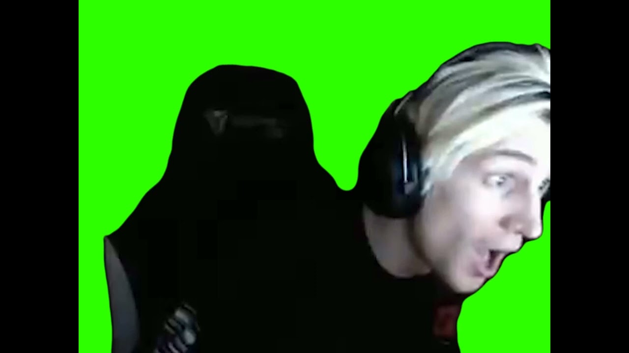 xQc - Weeb in Greenscreen GB