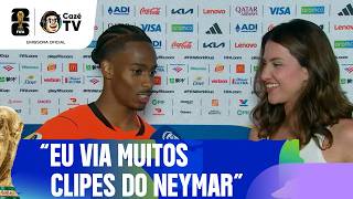 FÃ DO NEYMAR? SUMMERVILLE FALA COM A CAZÉTV APÓS HOLANDA X JAPÃO | COPA DO MUNDO FIFA™ 2026