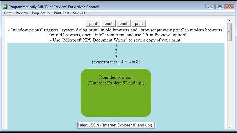 [AutoHotKey] Programmatically Call "Print Preview" For ActiveX Control!