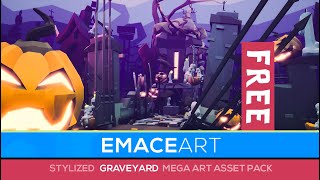 Free NecroPoly Art Pack - Unity3D Game Level Design Asset