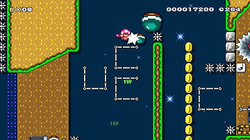 [SMM2] Catabatic Corridor #TeamShell by Kiznal