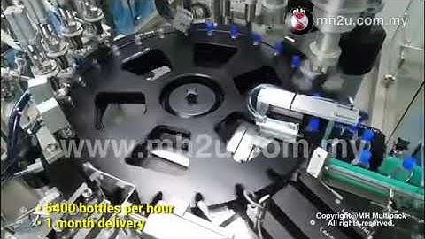 Hand Sanitizer Complete Line ( Filling, Capping & Labeling) with 5400bottles per hour.