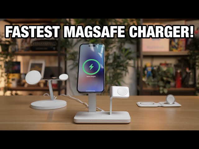 The FASTEST Apple MagSafe Charger - ESR MagSafe 3-in-1 (Ready for iOS 17!)