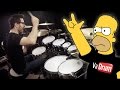 Vadrum Meets The Simpsons - 10th Anniversary! (Drum Video)