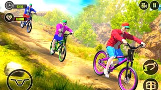 Offroad BMX Rider: Mountain Bike Game - cycel game ||  🚲 rescue Android gameplay || #1 screenshot 2
