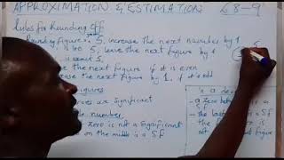 Grade 8 to 9 APPROXIMATION AND ESTIMATION