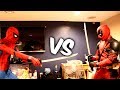 Deadpool vs spiderman in real life 2