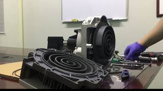Oil-free scroll air compressor maintenance video