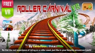 Roller Carnival VR 2017 for Google Cardboard Re-live the real experience riding on a roller coaster screenshot 2