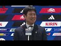 【ノーカット】森保監督「めちゃめちゃ悔しくて、残念な思い」サッカーW杯総括記者会見