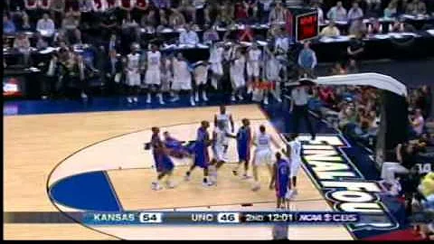 2008 NCAA Final Four Semi Final  North Carolina vs. Kansas 2nd half