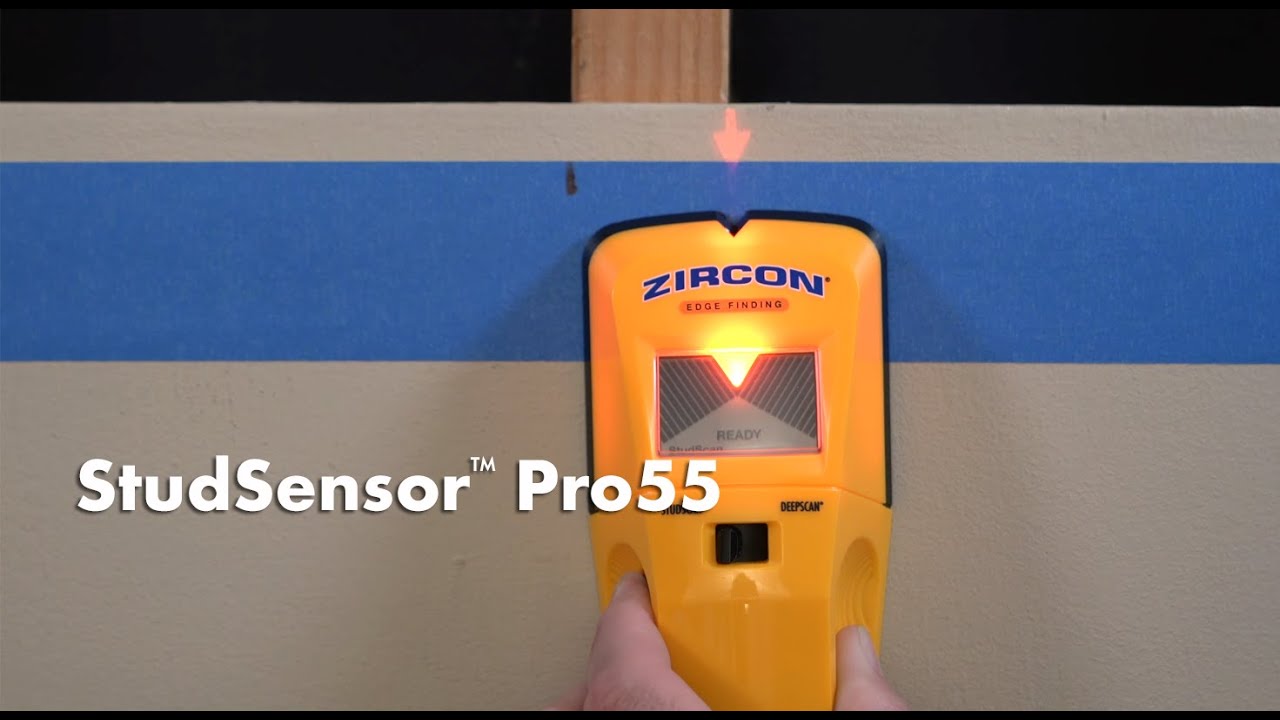 How To Use Stud Finder Zircon How to Use Zircon StudSensor Pro55 Stud Finder to find wall studs - YouTube