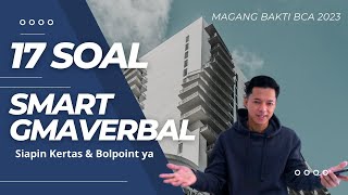 Bocoran Soal Psikotest Magang Bakti BCA | Smart GMA Verbal | Magang Bakti BCA 2023