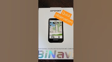 BRAND New IGPSport BiNavi vs IGPSport 800! Quick observation!