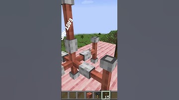 I Just Invented Vertical Redstone in Minecraft#shorts #redstone