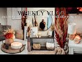 Fall vlog  fall home decor lunch date coffee shop work day   more  from head to curve
