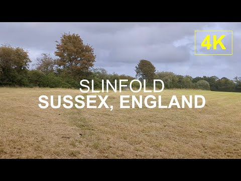 SUSSEX, UK | English Country Footpath l 4K Walk