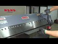 Kaka industrial pbb4014a 40inch pan and box brake foot clamp sheet metal folding machine