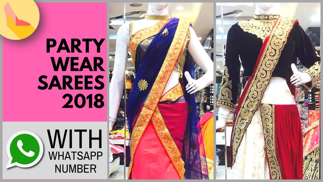 latest party sarees 2018