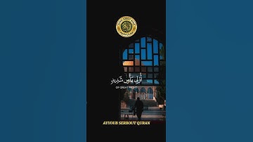 سورة الإسراء الآية 3-5 تلاوة شيخ الدوسري #اكسبلور