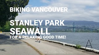 BIKING IN VANCOUVER! BIKING STANLEY PARK SEAWALL 2023 #BIKING #VANCOUVERBC #BIKE #BIKES #CYCLING