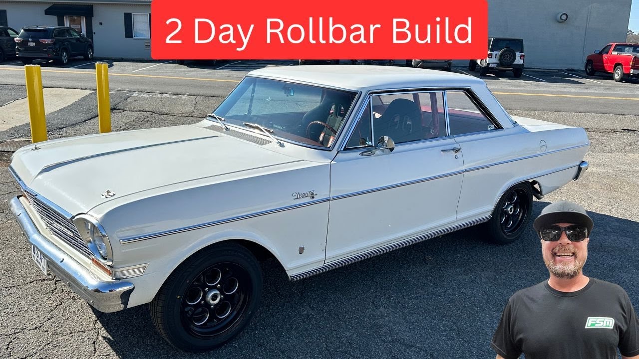 We built a Rollbar For My Neighbor's '64 Chevy Nova In Just Two Days!