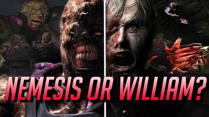 Nemesis Vs Mr X And William Birkin - (Road to Resident Evil 3