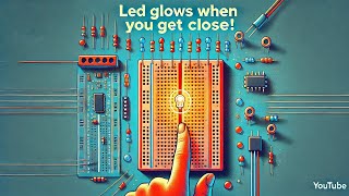 Make an LED Circuit that Glows When You Get Close | Easy Breadboard Tutorial