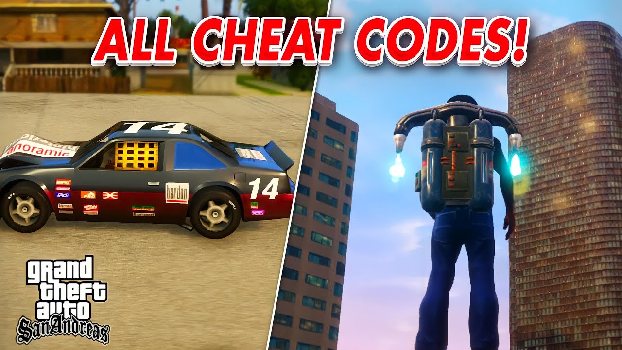 Codes for GTA San Andreas. Only we have all the codes on the cars