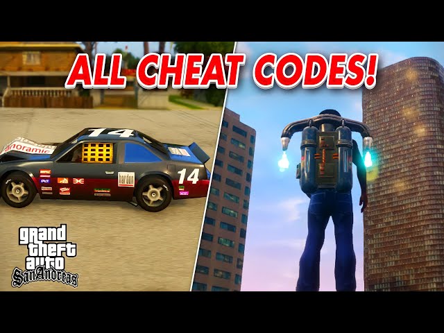 GTA San Andreas Cheat Codes for PC ᐈ Every Code You'll Need
