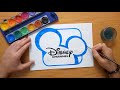 Disney Channel logo from 2010 - painting