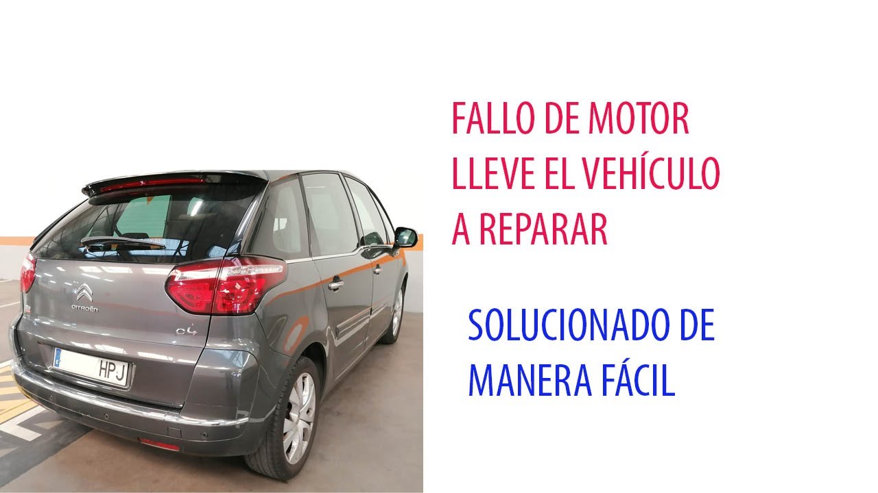 fallo del motor lleve a reparar el vehículo citroën