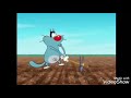 Oggy y las cucarachas en petróleo en casa