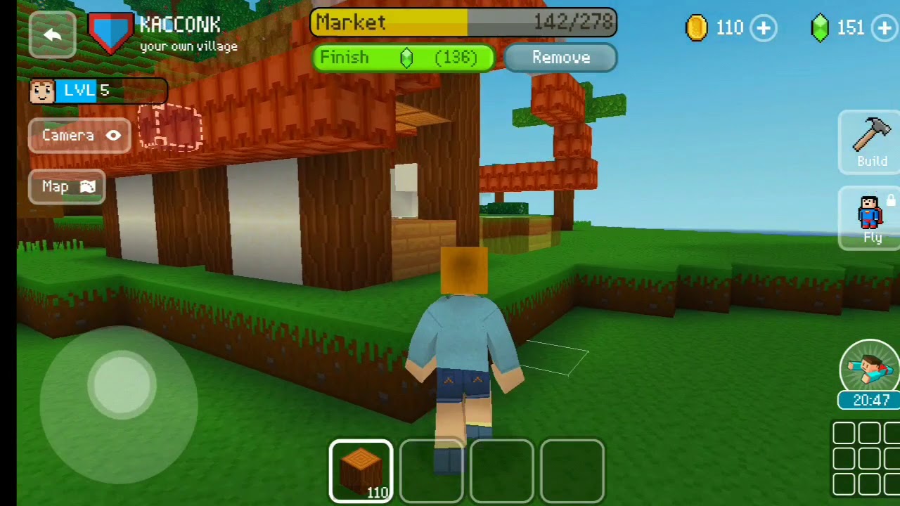 BLOCK CRAFT 3D : Membuat Market (1) - YouTube