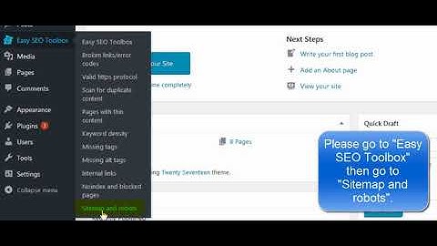 Easy SEO Toolbox Sitemap and Robots Tutorial