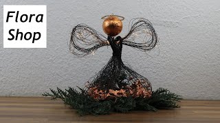 Weihnachtsdeko ❁ Engel aus Draht basteln ❁ Deko Ideen mit Flora-Shop