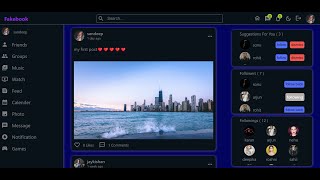 Facebook Clone Part-7 || React Js || Node Js || Express Js || MongoDb