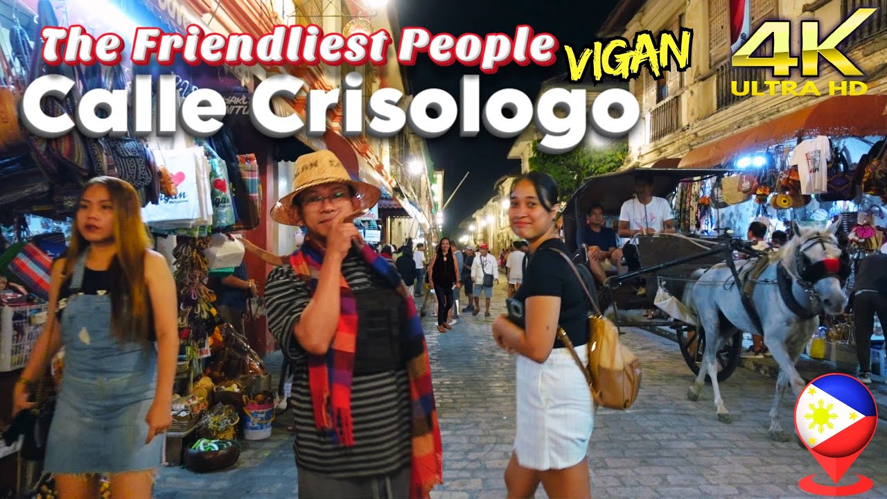 4K VIGAN Walking Tour: Christmas Spirit at Historic Calle Crisologo, Vigan, Ilocos Sur, Philippines🎄