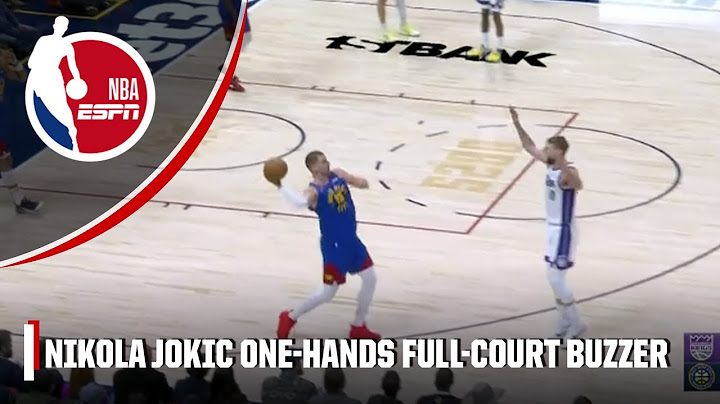 Nikola Jokic catapults one-armed FULL-COURT BUZZER-BEATER 🤯 | NBA on ESPN