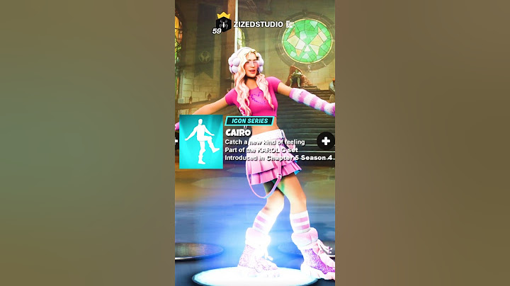 CAIRO Karol G Fortnite Emote 🥵 #shorts