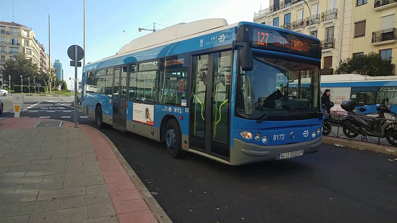 Here is the 127 bus in Madrid - YouTube