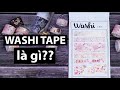 [ Họa cụ Lỗ Store ] Washi Tape là gì ? Vẽ tranh màu nước kết hợp Washi Tape | Lobeo ( Lỗ Béo )