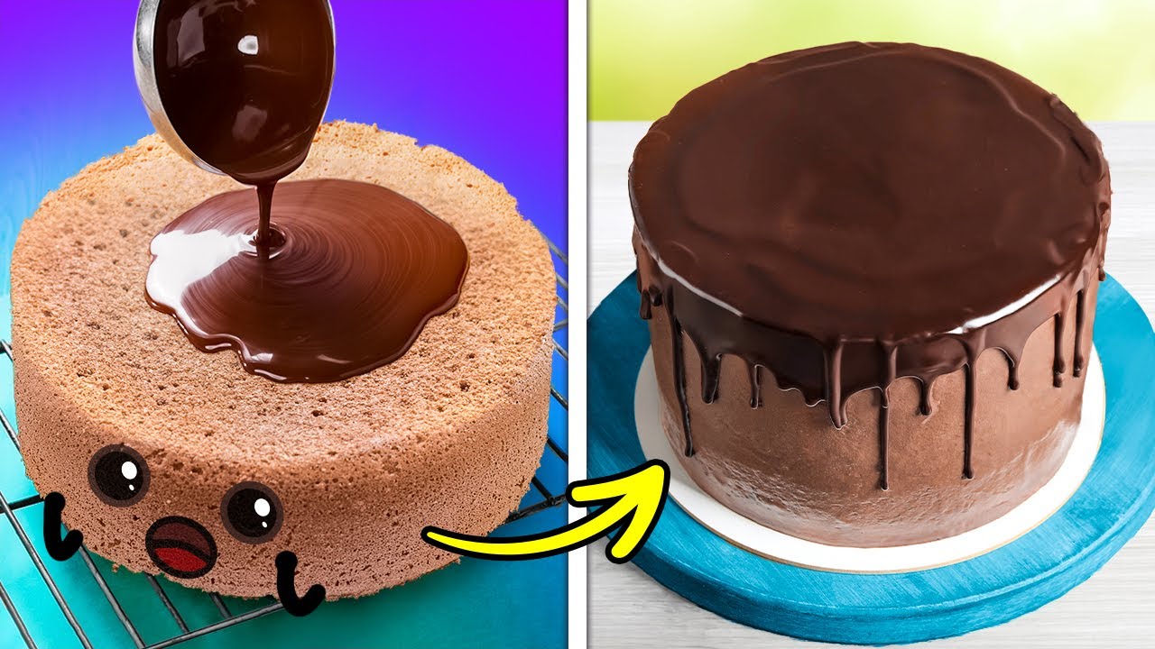 EMOJI CAKE | Fantastically Yummy Food Ideas And Dessert Recipes With Chocolate And Ice Cream