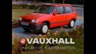 Vauxhall Nova Early 90's Advert