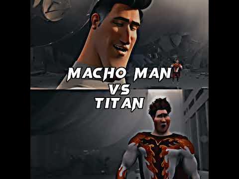 Мачо мен vs титан - YouTube