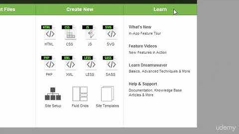 Opening the Document| Dreamweaver cc Tutorial | Make Your First Website From Scratch